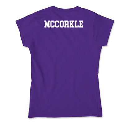 SBU - NCAA Men's Swimming & Diving : Ian McCorkle - Classic Shersey Soft Style Women’s T-Shirt-1