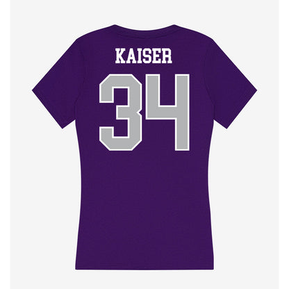 SBU - NCAA Baseball : Ryne Kaiser - Classic Shersey Women's V-Neck T-Shirt-1