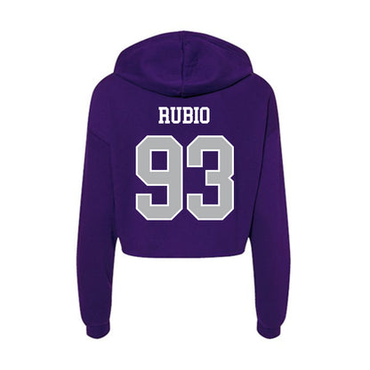SBU - NCAA Football : Isaiah Rubio - Classic Shersey Women's Crop Fleece Hoodie-1