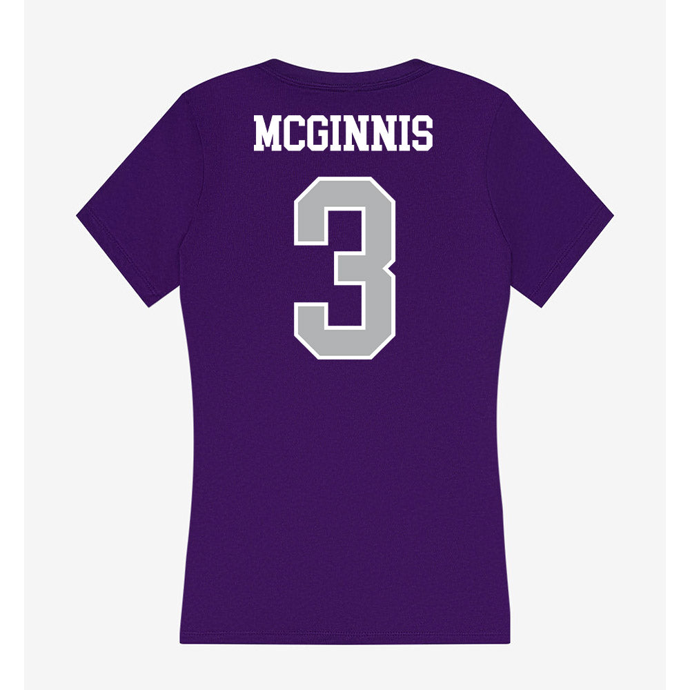 SBU - NCAA Football : Eric McGinnis McGinnis - Classic Shersey Women's V-Neck T-Shirt-1
