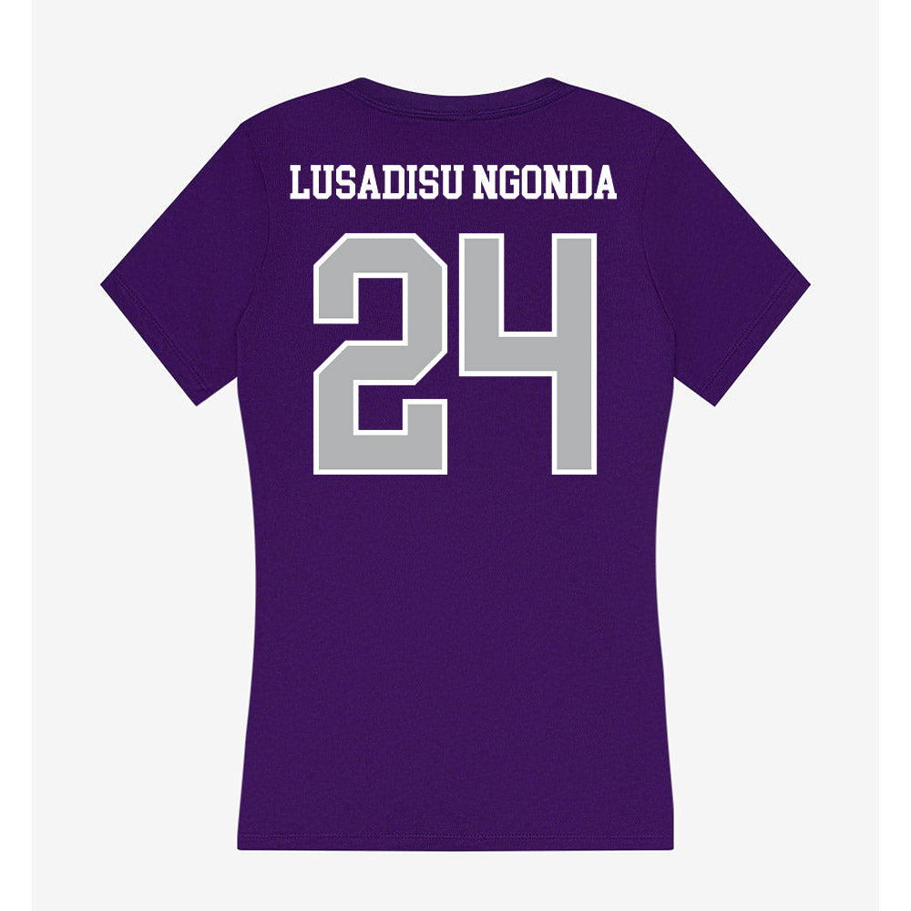 SBU - NCAA Women's Basketball : Ida Lusadisu Ngonda - Classic Shersey Women's V-Neck T-Shirt-1