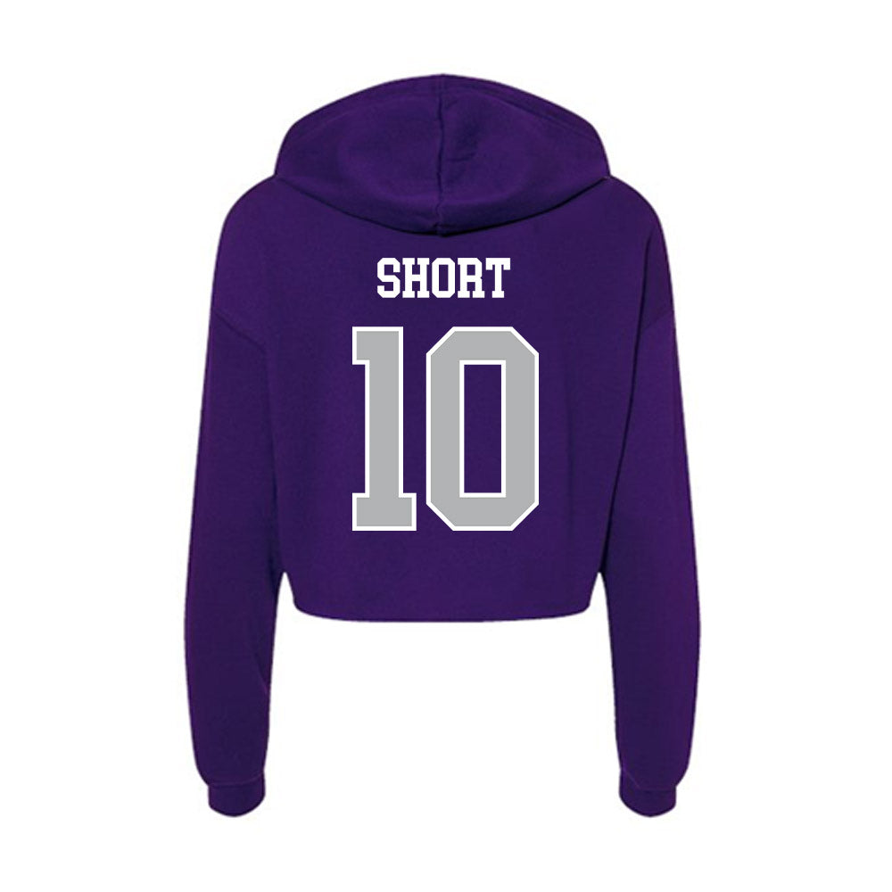 SBU - NCAA Women's Soccer : Sam Short - Classic Shersey Women's Crop Fleece Hoodie-1