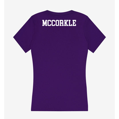 SBU - NCAA Men's Swimming & Diving : Ian McCorkle - Classic Shersey Women's V-Neck T-Shirt-1