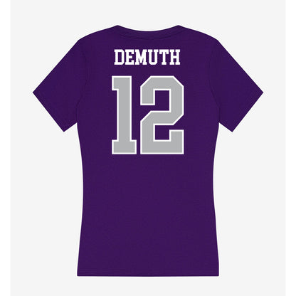 SBU - NCAA Women's Volleyball : Marissa Demuth - Classic Shersey Women's V-Neck T-Shirt-1