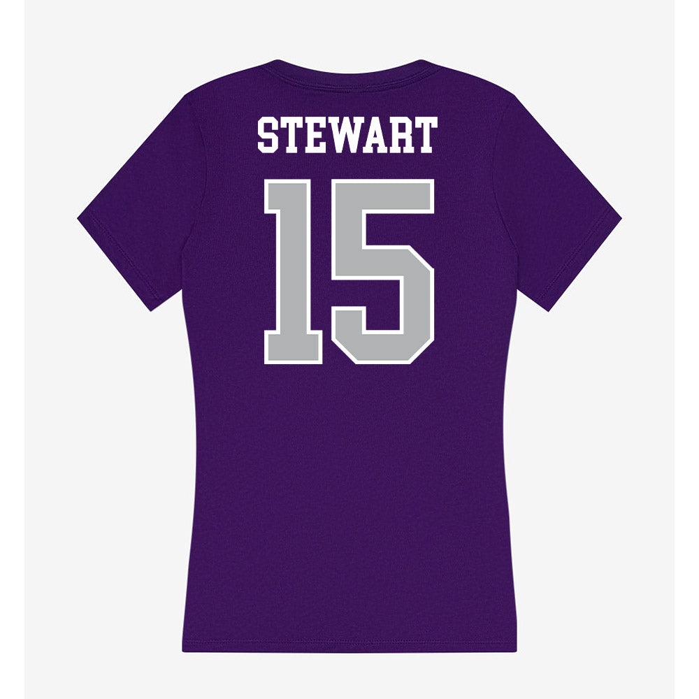 SBU - NCAA Baseball : Eli Stewart - Classic Shersey Women's V-Neck T-Shirt-1