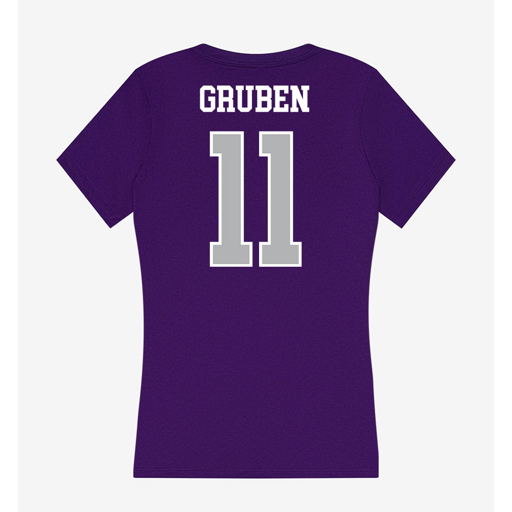 SBU - NCAA Softball : Ashley Gruben - Classic Shersey Women's V-Neck T-Shirt-1