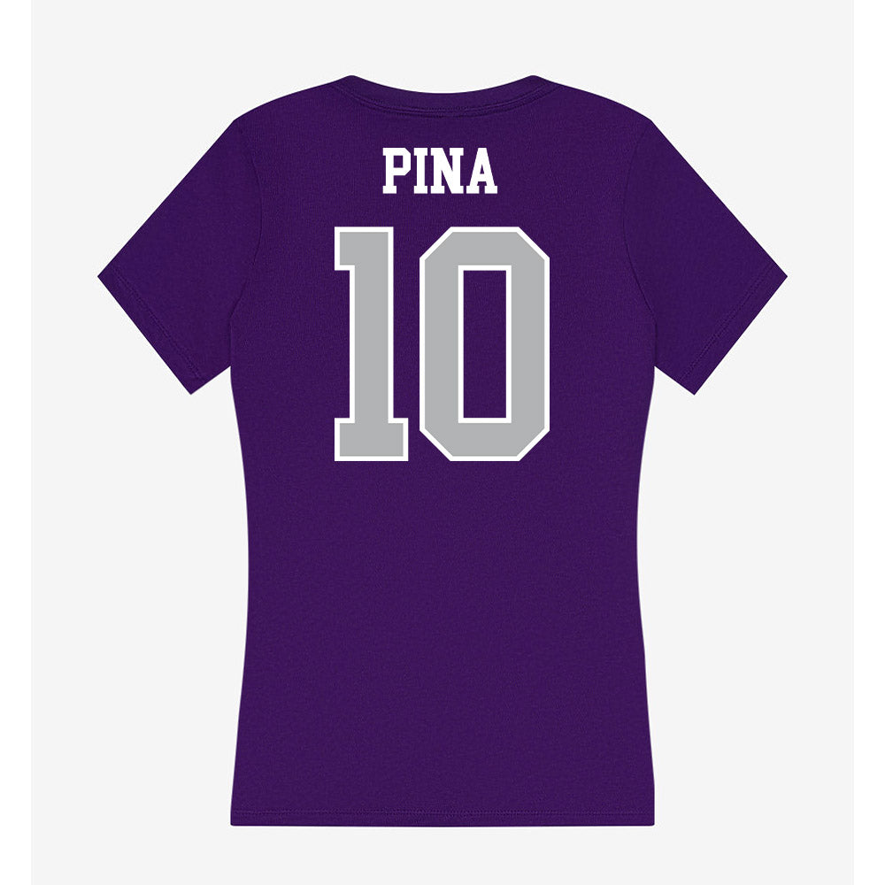 SBU - NCAA Men's Soccer : Edgar Pina - Classic Shersey Women's V-Neck T-Shirt-1