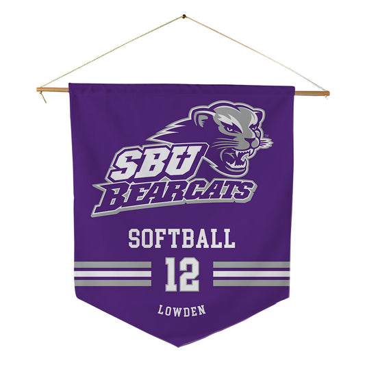 SBU - NCAA Softball : Bentley Lowden - Pennant - 18" x 21"-0