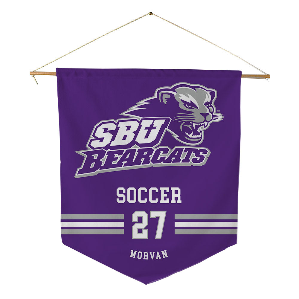 SBU - NCAA Men's Soccer : Ugo Morvan - Pennant - 18" x 21"-0