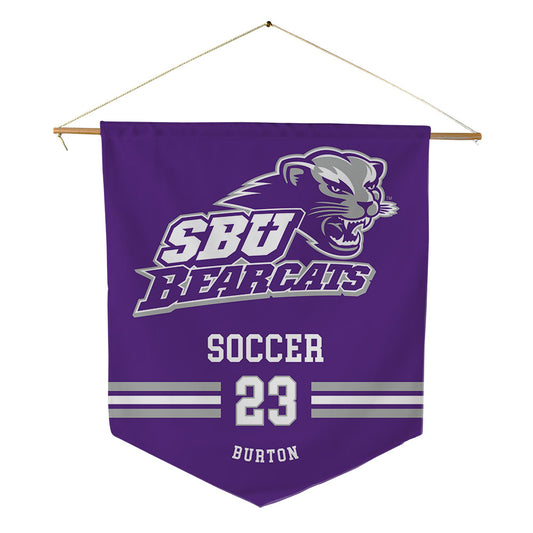 SBU - NCAA Women's Soccer : Emma Burton - Pennant - 18" x 21"-0