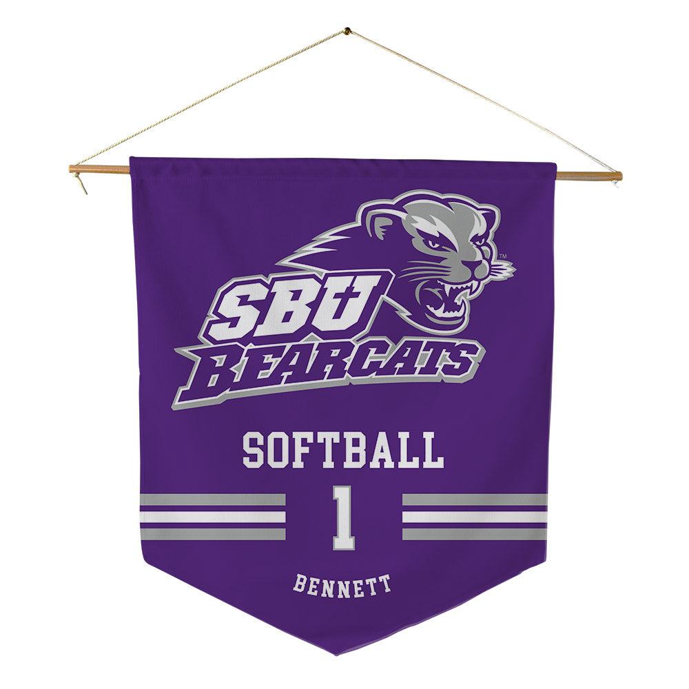SBU - NCAA Softball : Joscelyn Bennett - Pennant - 18" x 21"-0