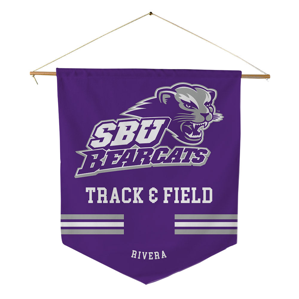 SBU - NCAA Men's Track & Field : Micah Rivera - Pennant - 18" x 21"-0