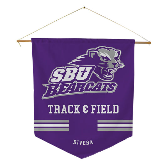 SBU - NCAA Men's Track & Field : Micah Rivera - Pennant - 18" x 21"-0