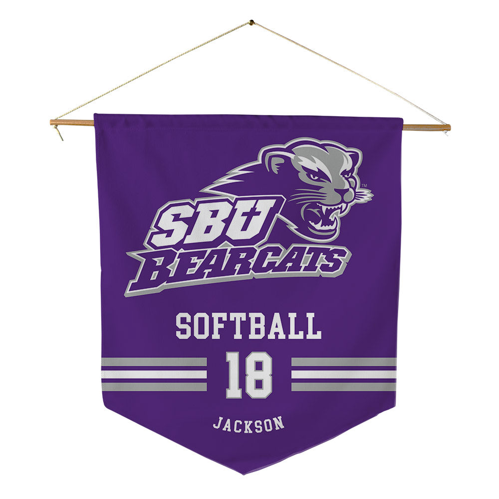 SBU - NCAA Softball : Talyn Jackson - Pennant - 18" x 21"-0