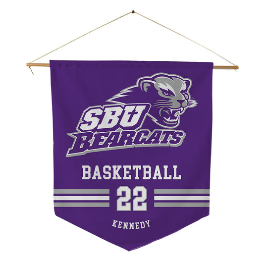 SBU - NCAA Men's Basketball : Eli Kennedy - Pennant - 18" x 21"-0