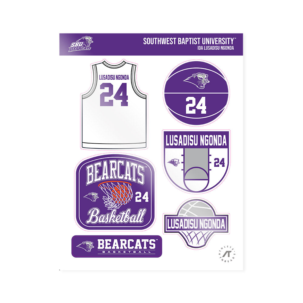 SBU - NCAA Women's Basketball : Ida Lusadisu Ngonda - Sticker Sheet-0