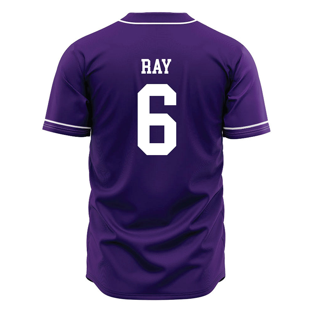 SBU - NCAA Baseball : Ryan Ray - Purple Jersey-1