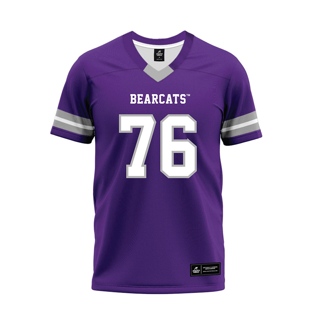 SBU - NCAA Football : Jackson Vardeman - Purple Premium Football Jersey-0