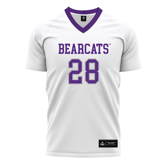 SBU - NCAA Women's Soccer : Caroline Kieffner - White Soccer Jersey-0