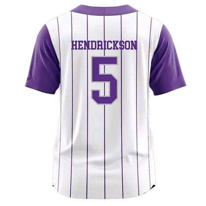 SBU - NCAA Softball : Mia Hendrickson - White Jersey-1