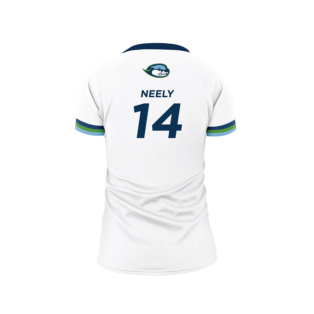 CSU Monterey Bay - NCAA Women's Volleyball : Lauren Neely - White Volleyball Jersey-1
