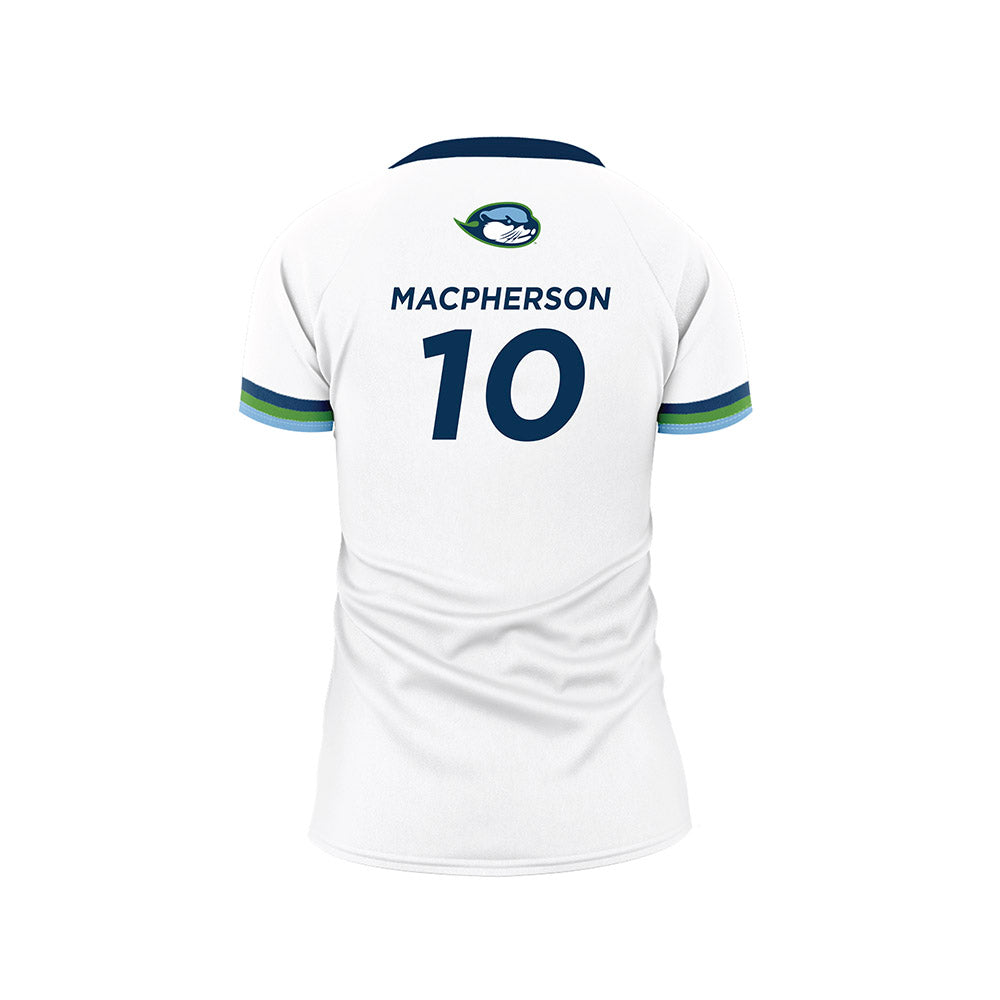 CSU Monterey Bay - NCAA Women's Volleyball : Sofia MacPherson - White Volleyball Jersey-1