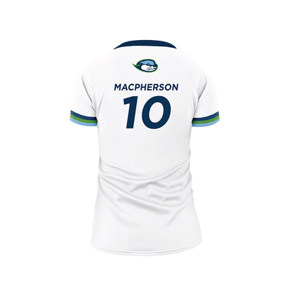 CSU Monterey Bay - NCAA Women's Volleyball : Sofia MacPherson - White Volleyball Jersey-1
