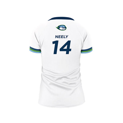 CSU Monterey Bay - NCAA Women's Volleyball : Lauren Neely - White Volleyball Jersey-1