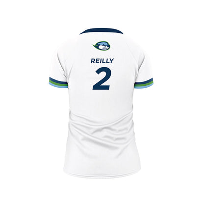 CSU Monterey Bay - NCAA Women's Volleyball : Rowan Reilly - White Volleyball Jersey-1