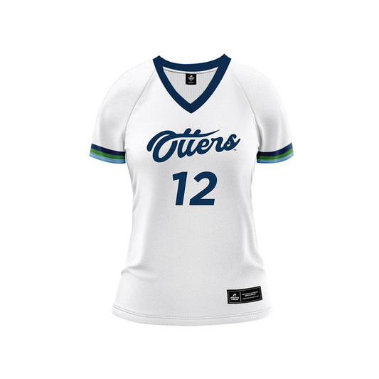 CSU Monterey Bay - NCAA Women's Volleyball : Gia Hoffman - White Volleyball Jersey-0