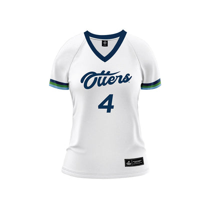 CSU Monterey Bay - NCAA Women's Volleyball : Jenna Kraft - White Volleyball Jersey-0