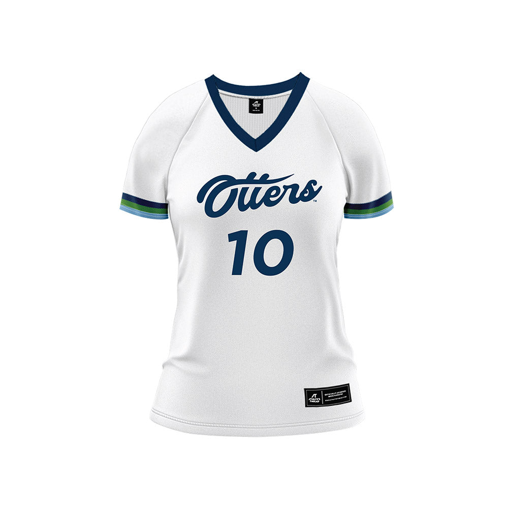 CSU Monterey Bay - NCAA Women's Volleyball : Sofia MacPherson - White Volleyball Jersey-0