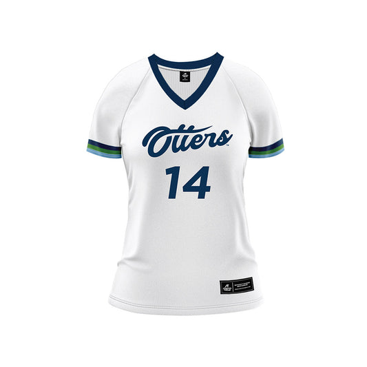 CSU Monterey Bay - NCAA Women's Volleyball : Lauren Neely - White Volleyball Jersey-0