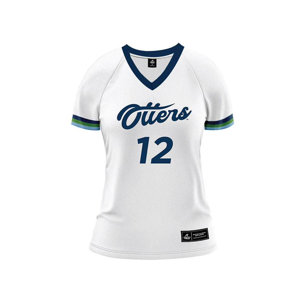 CSU Monterey Bay - NCAA Women's Volleyball : Gia Hoffman - White Volleyball Jersey-0