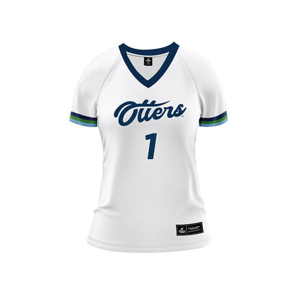CSU Monterey Bay - NCAA Women's Volleyball : Mia Dilley - White Volleyball Jersey-0
