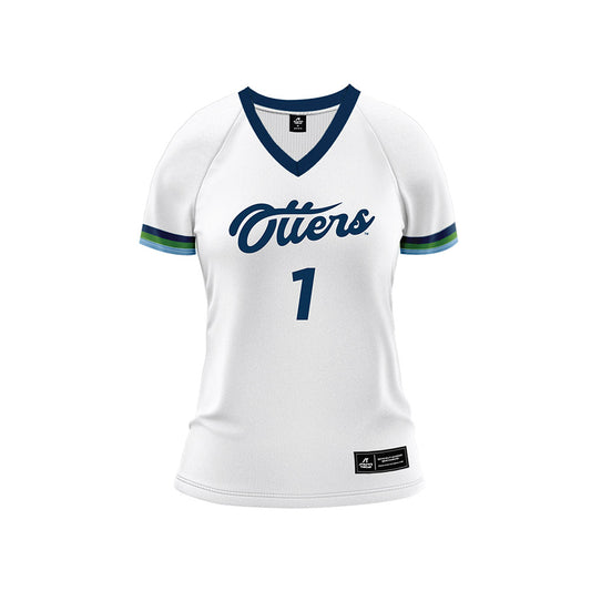 CSU Monterey Bay - NCAA Women's Volleyball : Mia Dilley - White Volleyball Jersey-0