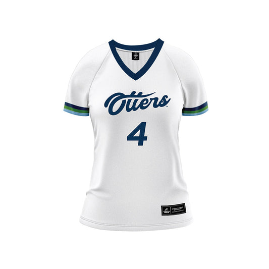 CSU Monterey Bay - NCAA Women's Volleyball : Jenna Kraft - White Volleyball Jersey-0