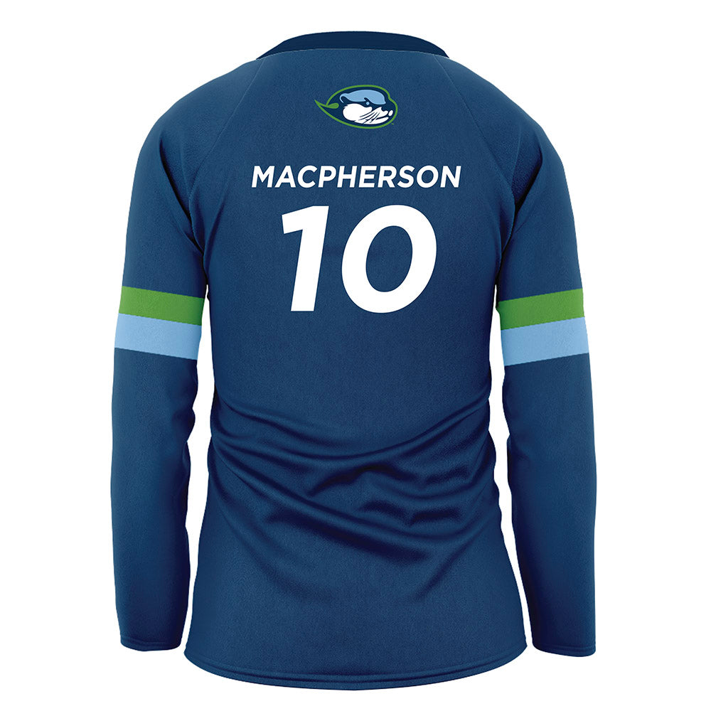CSU Monterey Bay - NCAA Women's Volleyball : Sofia MacPherson - Navy Volleyball Jersey-1