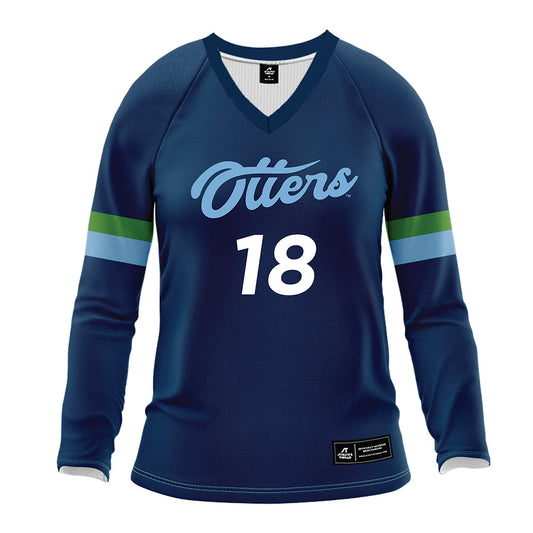 CSU Monterey Bay - NCAA Women's Volleyball : Rilee Graham - Navy Volleyball Jersey-0