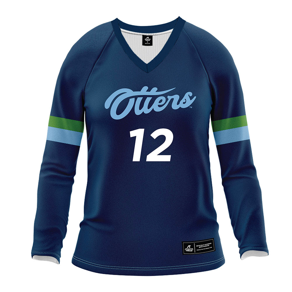 CSU Monterey Bay - NCAA Women's Volleyball : Gia Hoffman - Navy Volleyball Jersey-0
