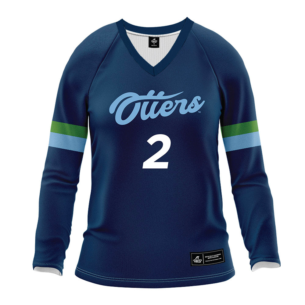 CSU Monterey Bay - NCAA Women's Volleyball : Rowan Reilly - Navy Volleyball Jersey-0
