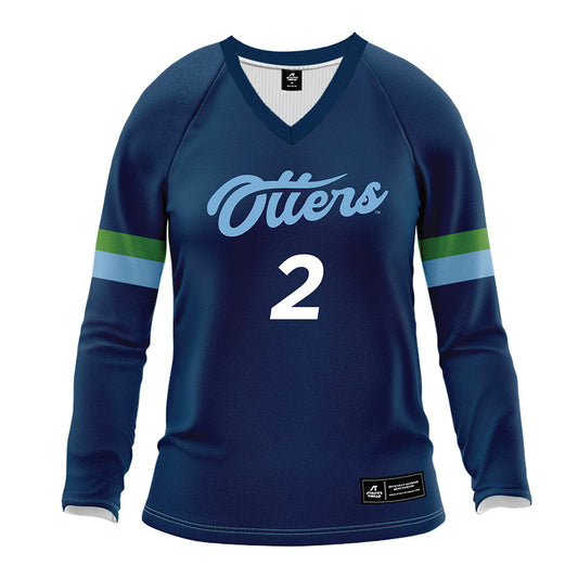 CSU Monterey Bay - NCAA Women's Volleyball : Rowan Reilly - Navy Volleyball Jersey-0