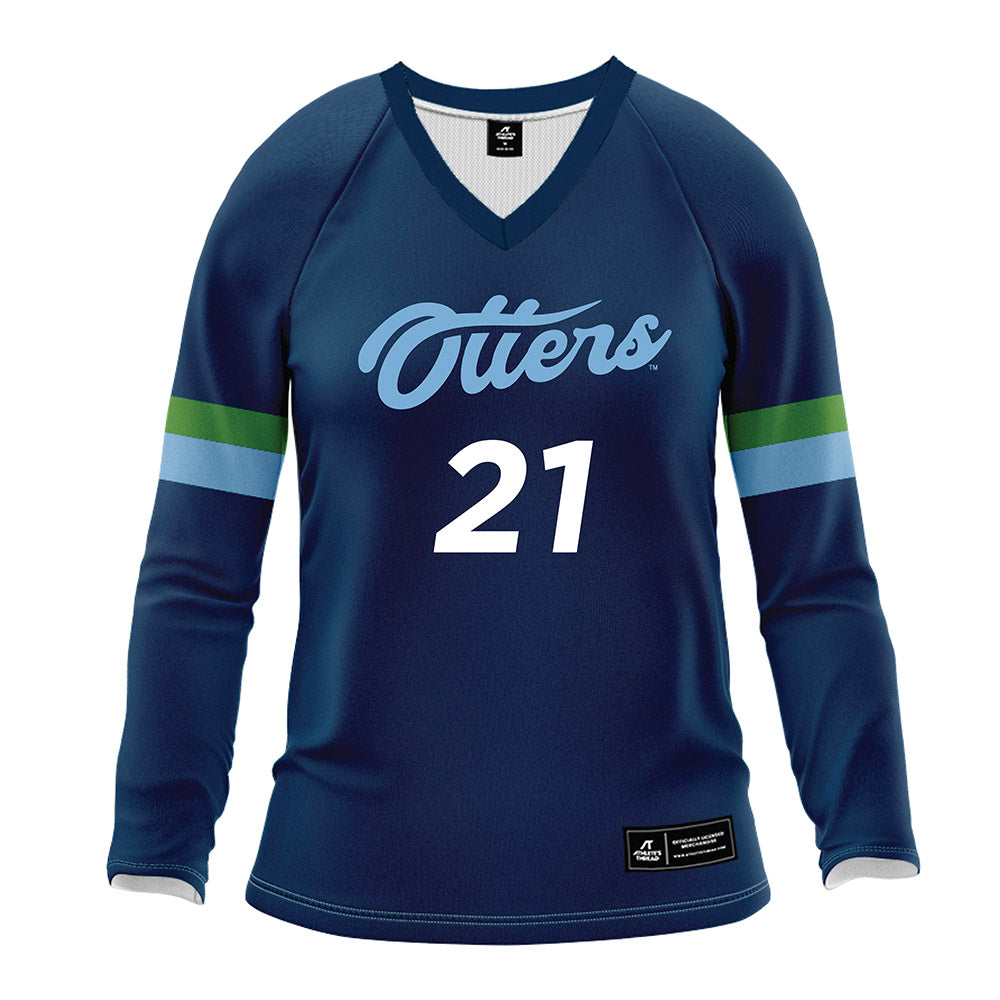 CSU Monterey Bay - NCAA Women's Volleyball : Piper Olson - Navy Volleyball Jersey-0