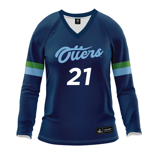 CSU Monterey Bay - NCAA Women's Volleyball : Piper Olson - Navy Volleyball Jersey-0