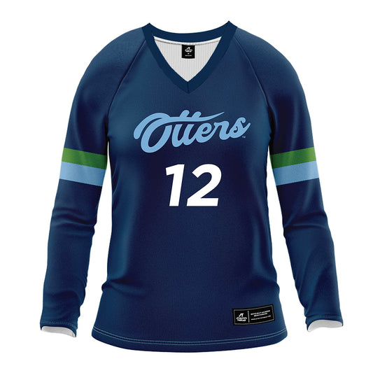 CSU Monterey Bay - NCAA Women's Volleyball : Gia Hoffman - Navy Volleyball Jersey-0