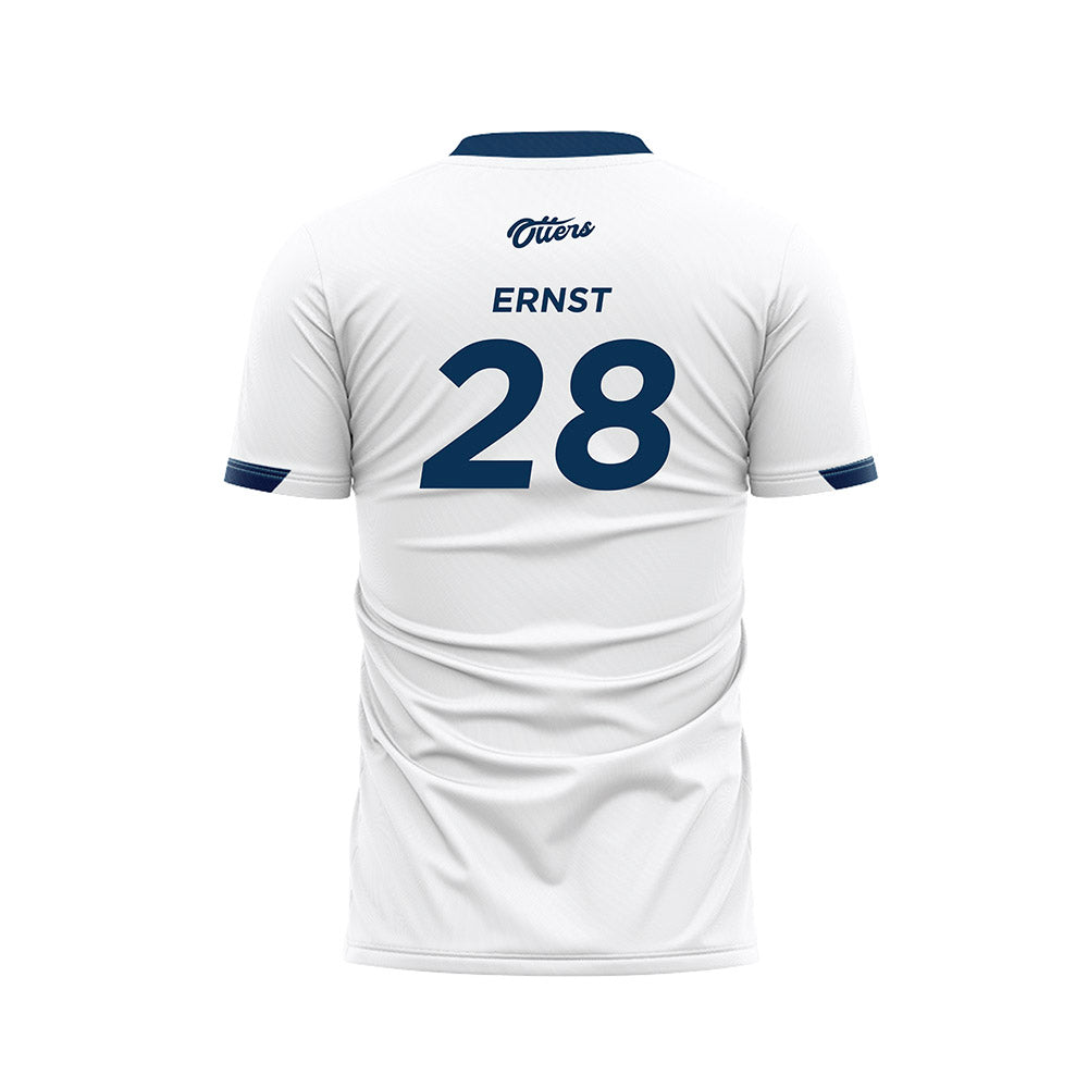 CSU Monterey Bay - NCAA Men's Soccer : Jakob Ernst - White Soccer Jersey-1