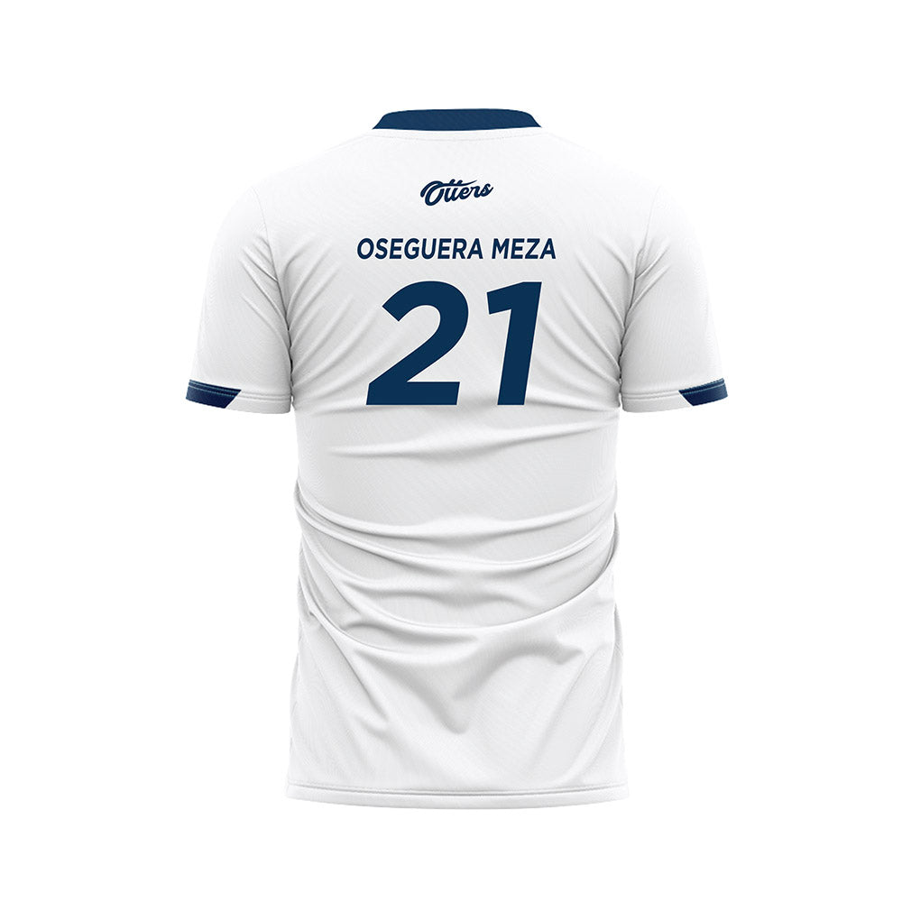 CSU Monterey Bay - NCAA Men's Soccer : Alvaro Oseguera Meza - White Soccer Jersey-1