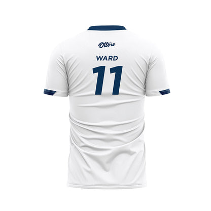CSU Monterey Bay - NCAA Men's Soccer : Mason Ward - White Soccer Jersey-1