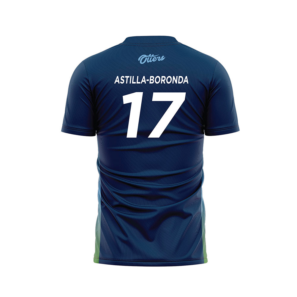CSU Monterey Bay - NCAA Men's Soccer : Aidan Astilla-Boronda - Navy Soccer Jersey-1