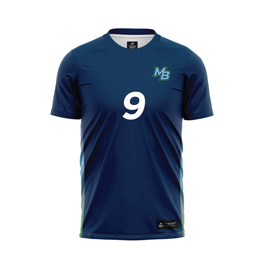 CSU Monterey Bay - NCAA Men's Soccer : Sylas Sells - Navy Soccer Jersey-0